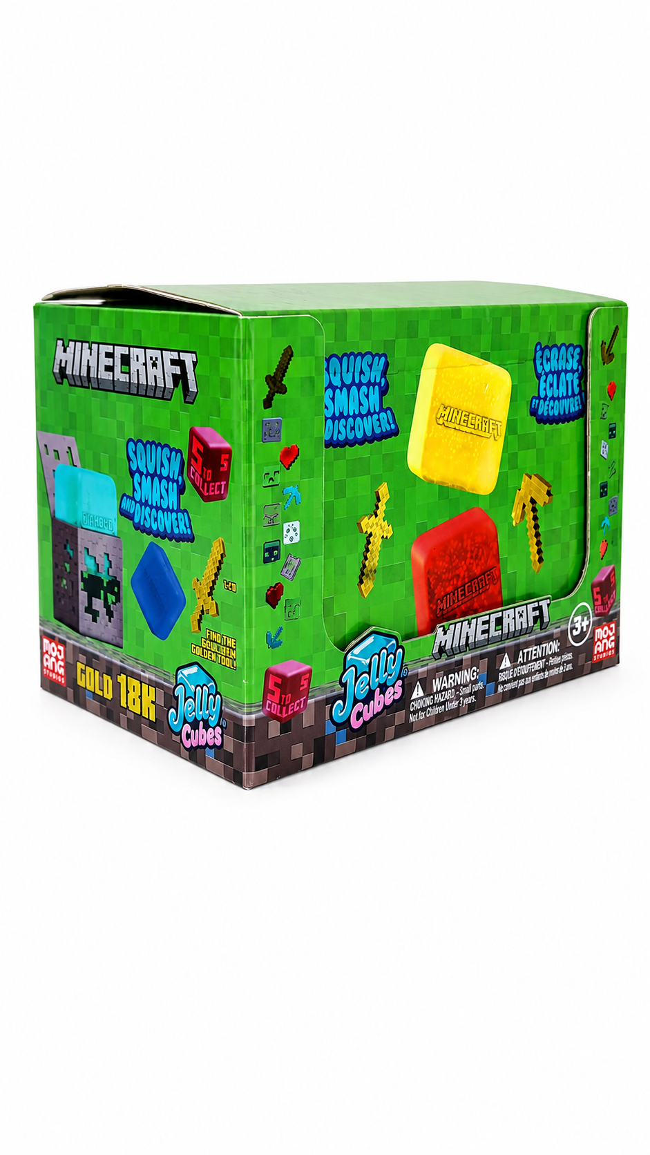 Original Minecraft Jelly Cubes – Squish, Smash & Discover!