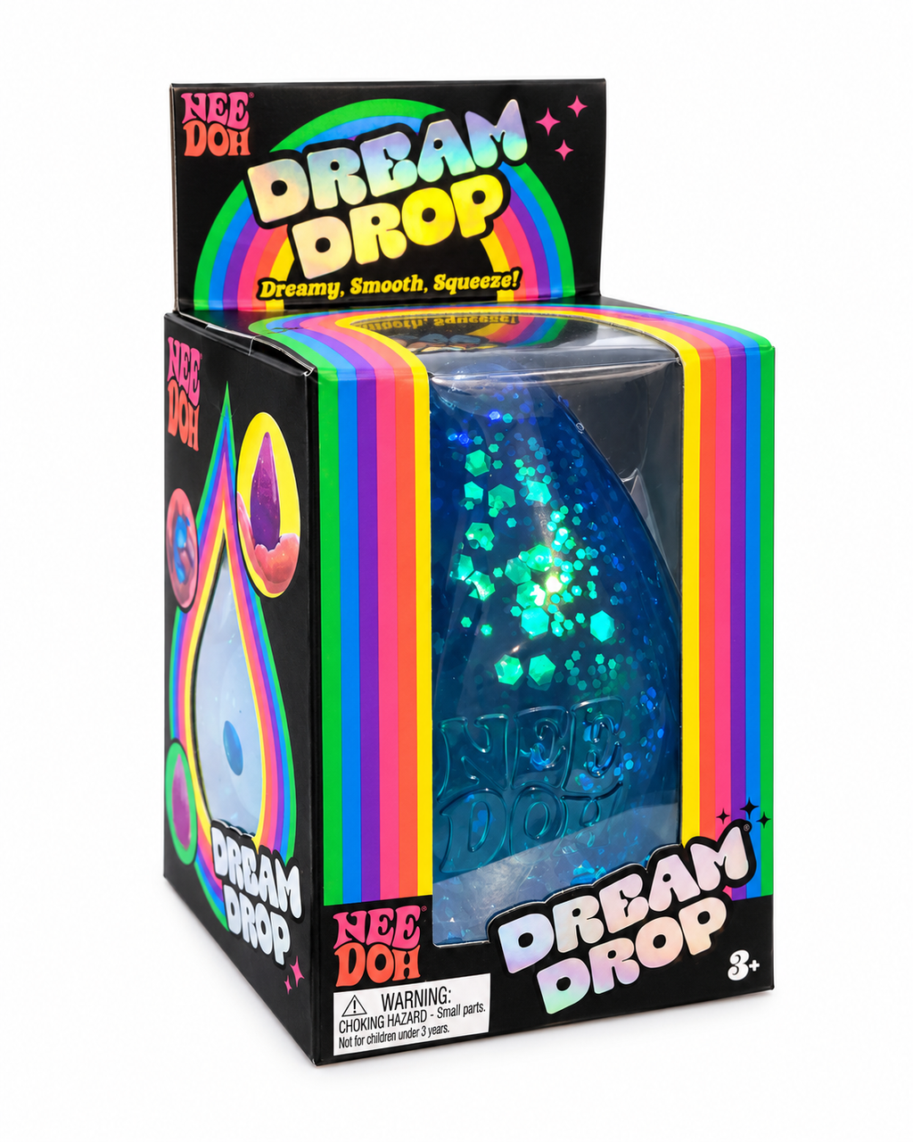 Original NeeDoh Dream Drop – Glitter Squishy