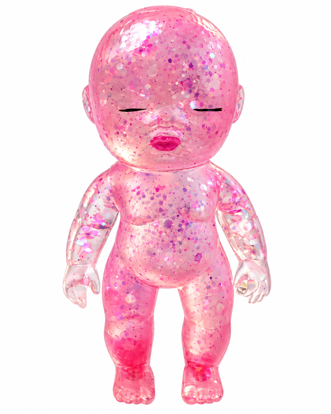 Tiny Glitter Baby Squishy | Sparkly Sensory Toy | Sugar Texture