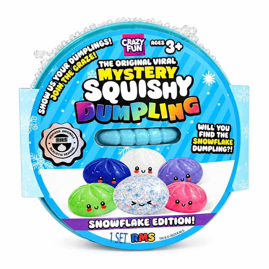 Mystery Squishy Dumpling – Snowflake Edition | Viral Sensory Surprise | Original RMS