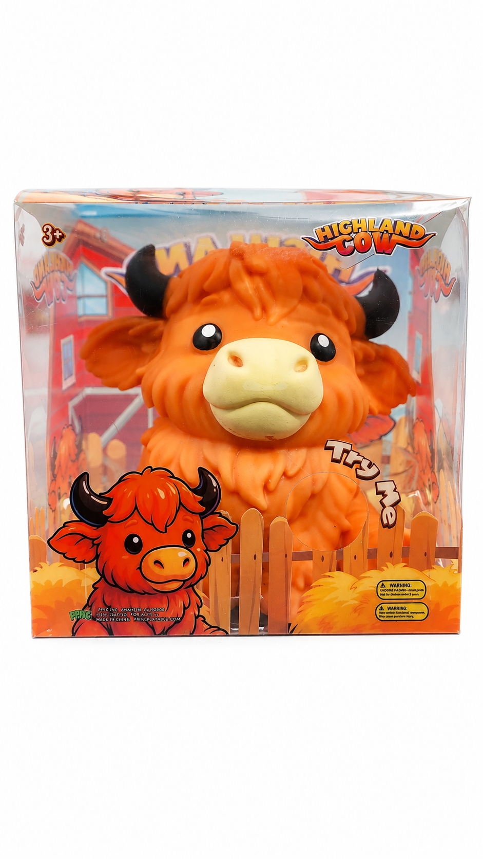 Highland Cow Squishy – Rare New Release (Original PPNC Inc.)