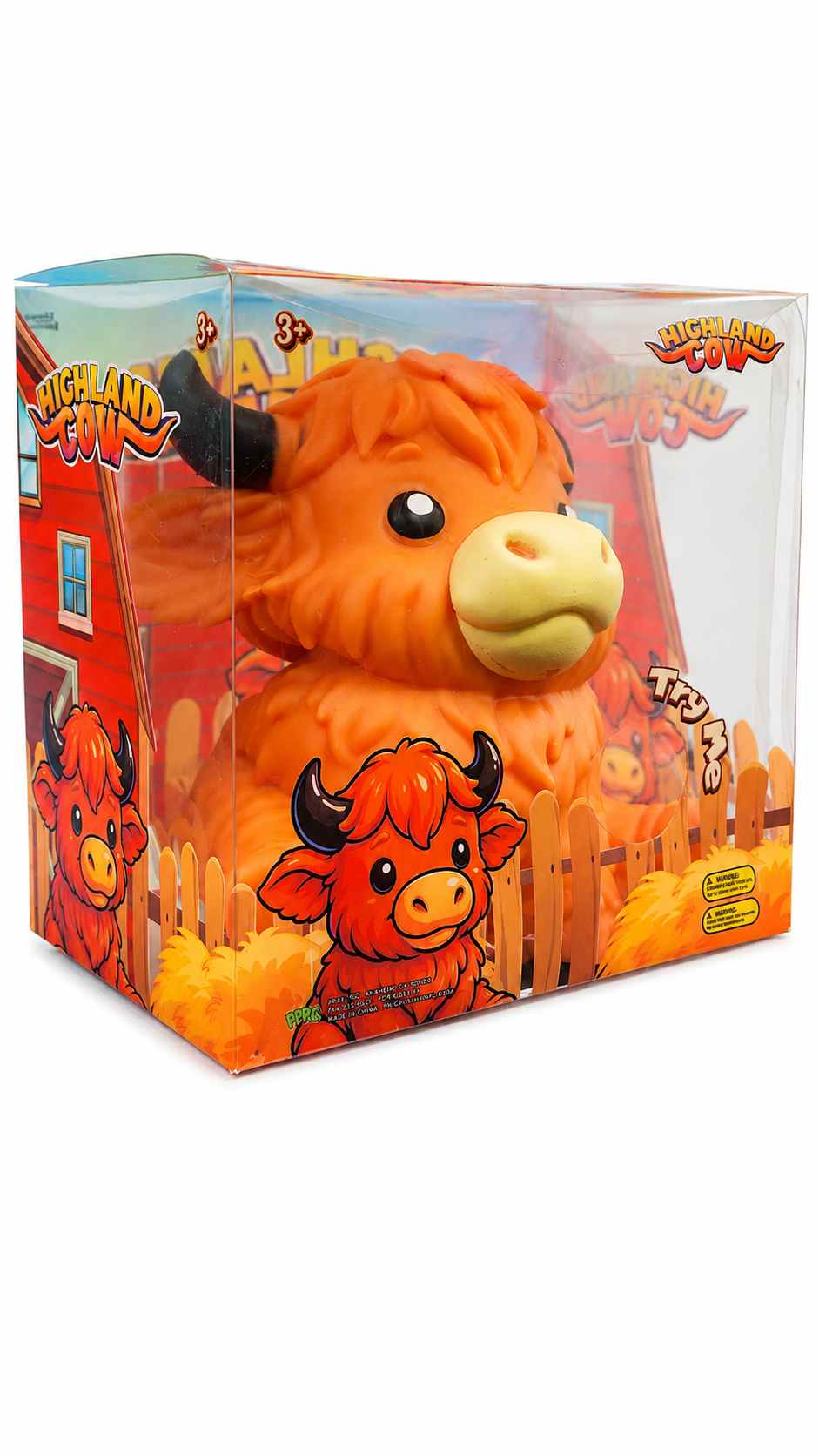 Highland Cow Squishy – Rare New Release (Original PPNC Inc.)
