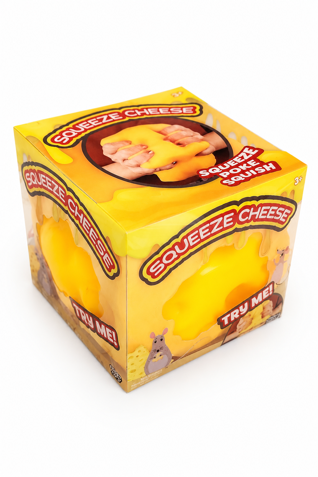 XL Squeeze Cheese Squishy – Giant Stretchy Stress Toy 🧀 Gel