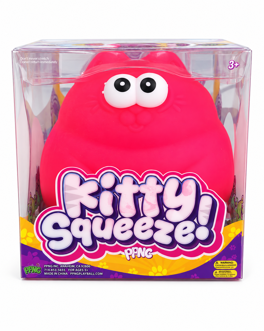 Original PPNC Kitty Squeeze! – Jumbo Sensory Squishy Cat
