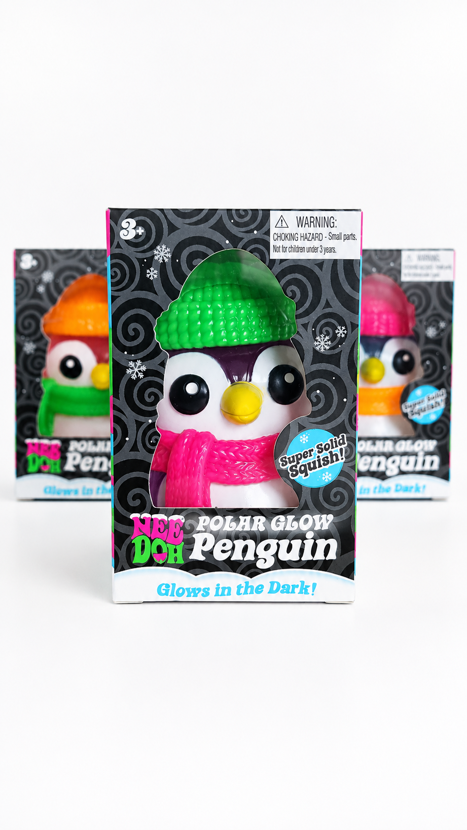 NeeDoh Polar Glow Penguin – Rare New Release