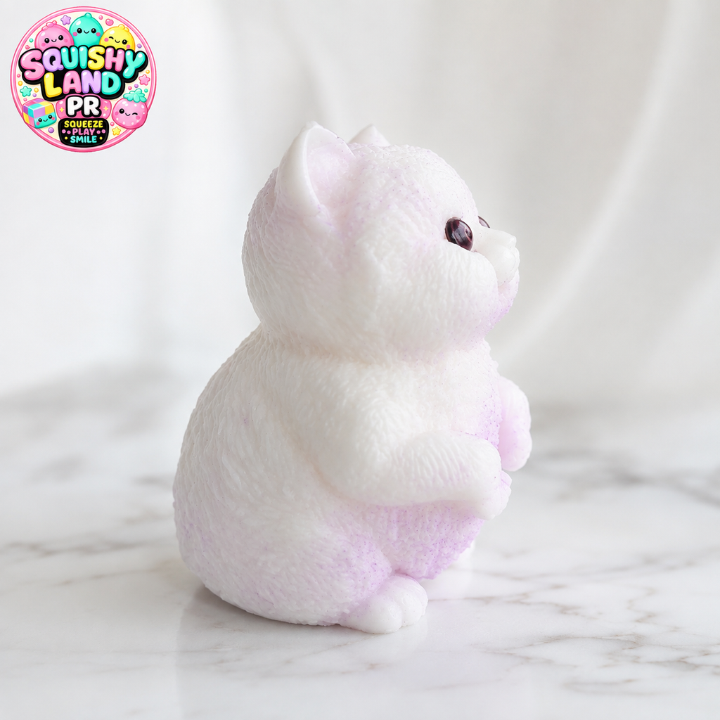New Viral Cat Squishy | Dense TPR Decompression Sensory Toy