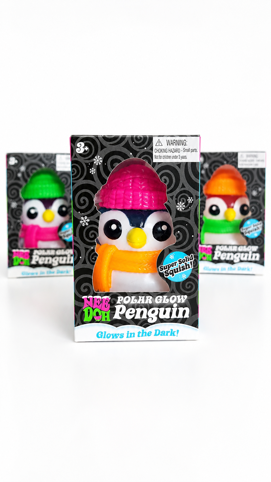 NeeDoh Polar Glow Penguin – Rare New Release