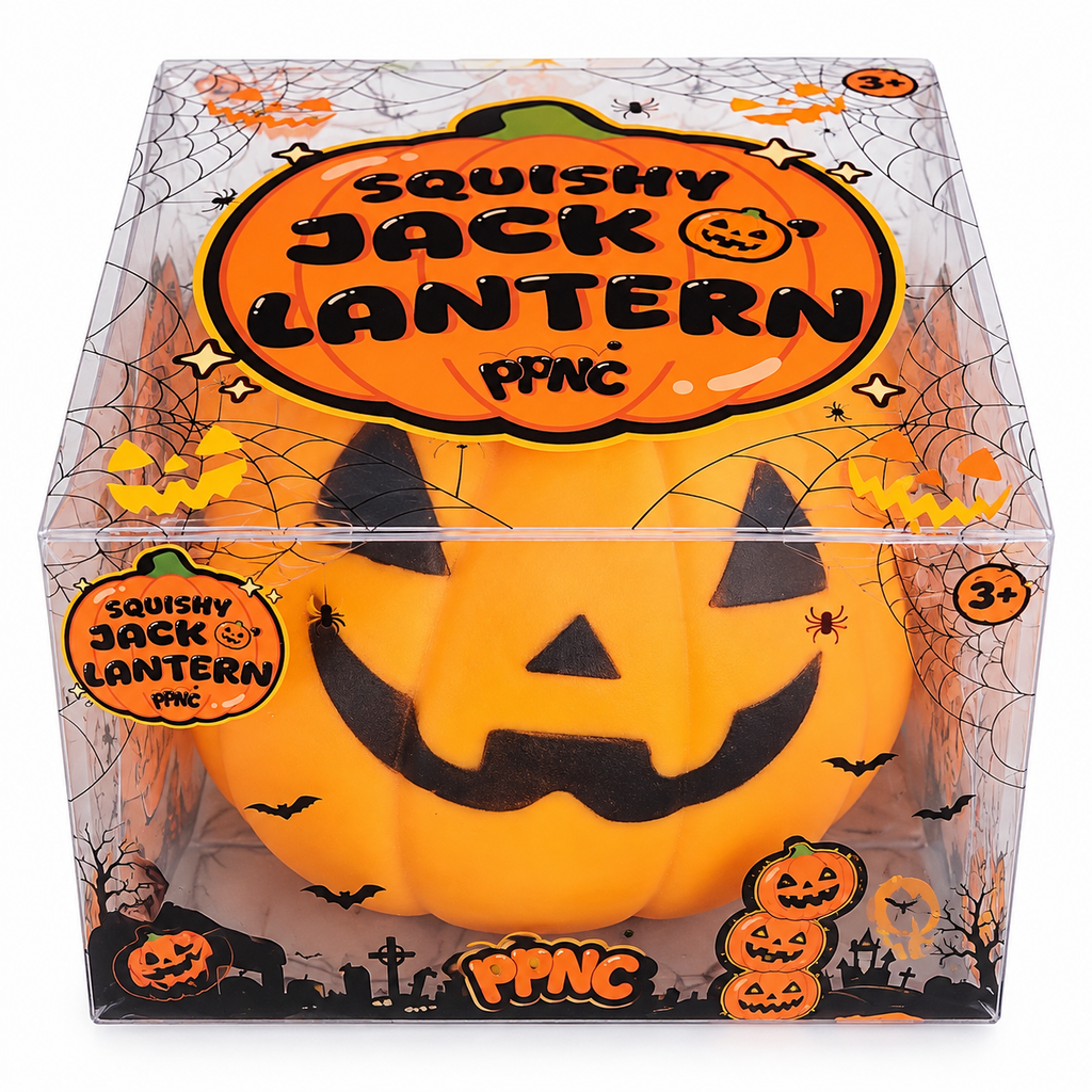 PPNC INC Original Squishy Jack-O’-Lantern |X Large Halloween Pumpkin Squishy