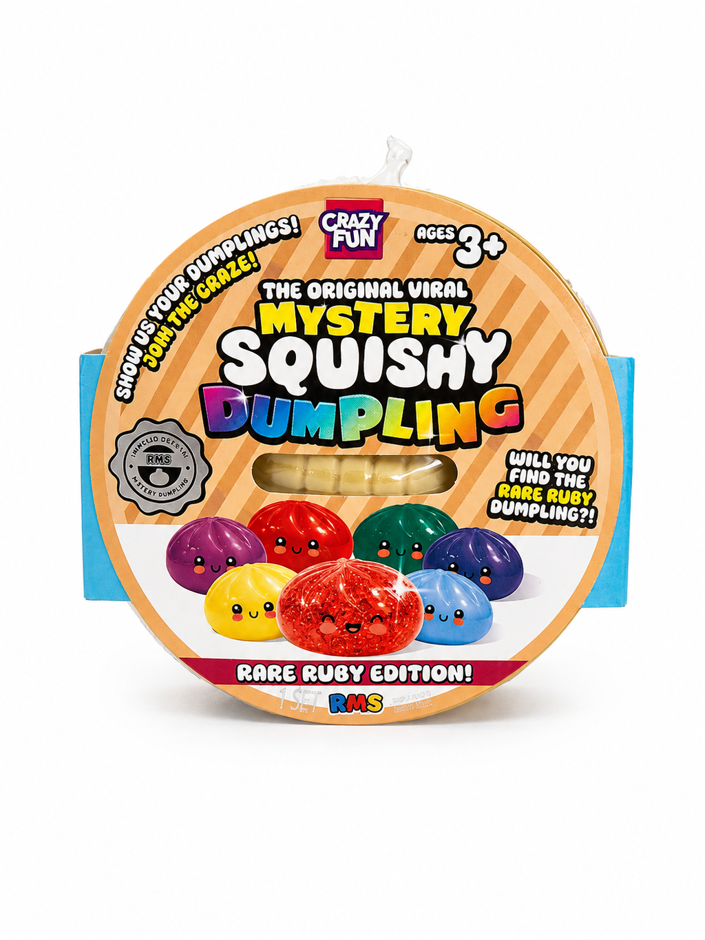 Original RMS Mystery Squishy Dumpling – Rare Ruby Edition