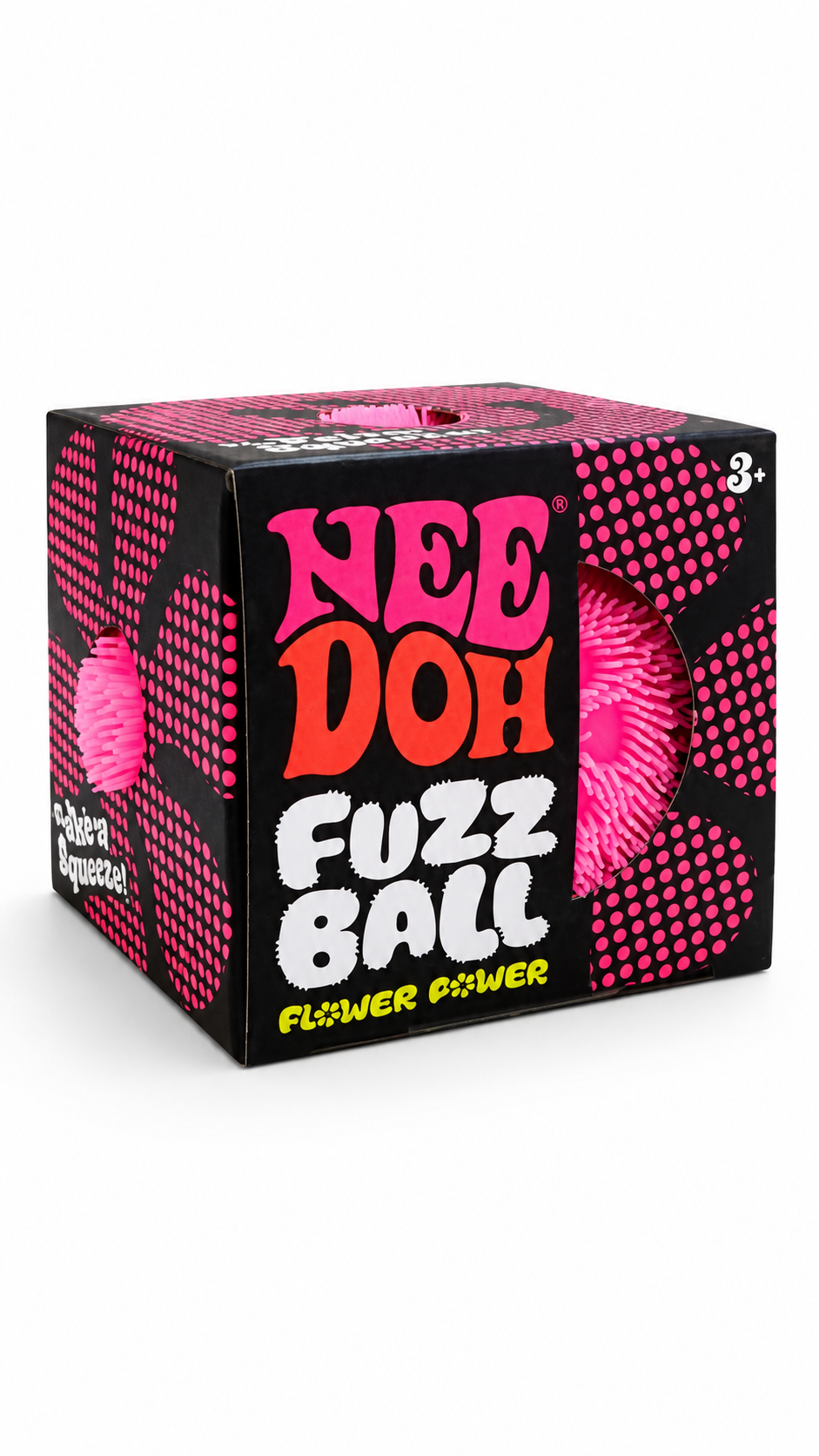 Original Schylling NeeDoh Fuzz Ball – Flower Power Sensory Stress Relief Toy