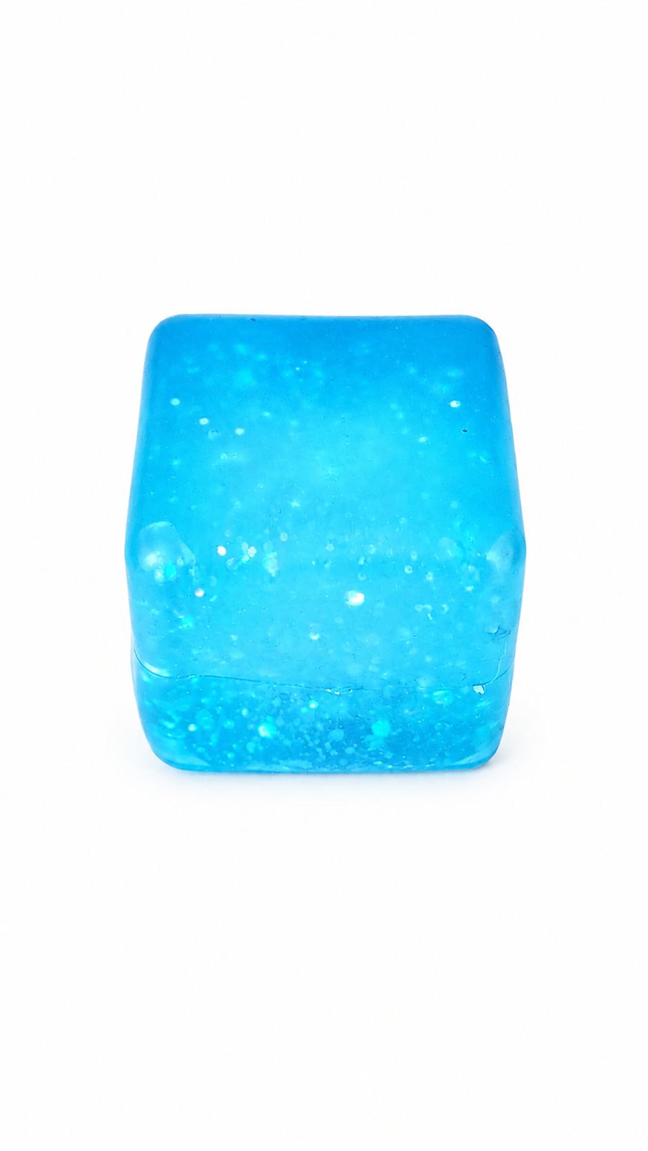 Mystery Glitter Cube Squishy – Super Solid Surprise Color