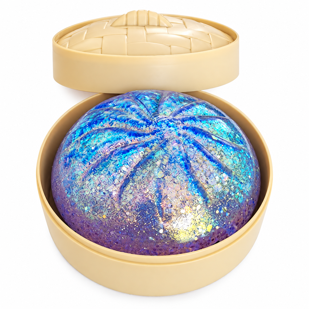 Sugar Texture  Glitter Edition Bun Squishy | Squishy Bun Textura Sugar | Mystery Color