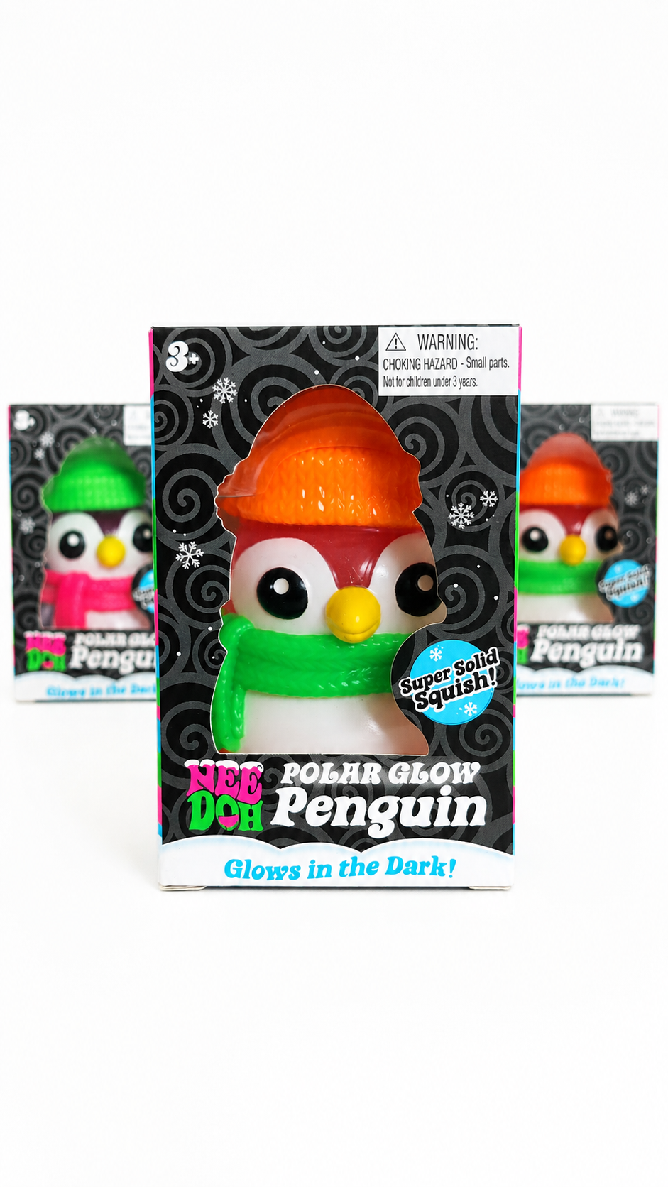 NeeDoh Polar Glow Penguin – Rare New Release