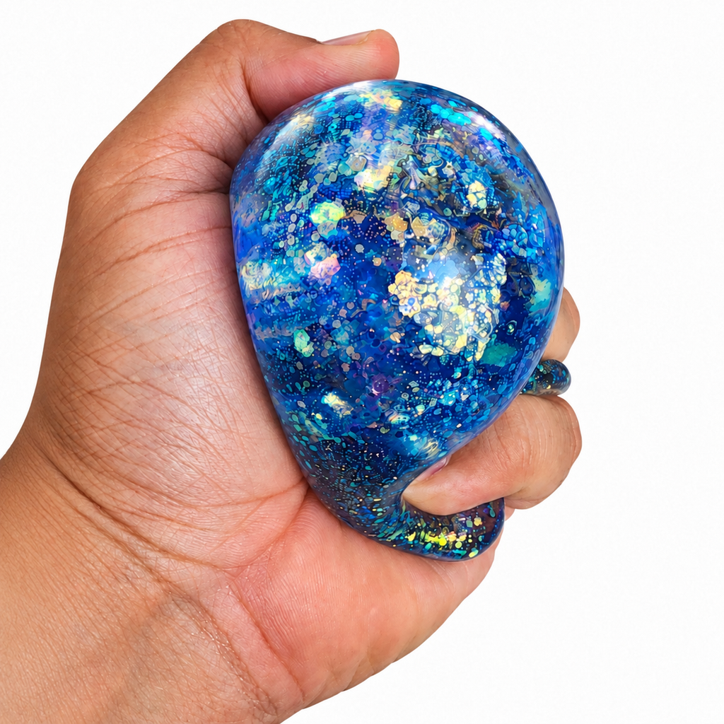 Sugar Texture  Glitter Edition Bun Squishy | Squishy Bun Textura Sugar | Mystery Color