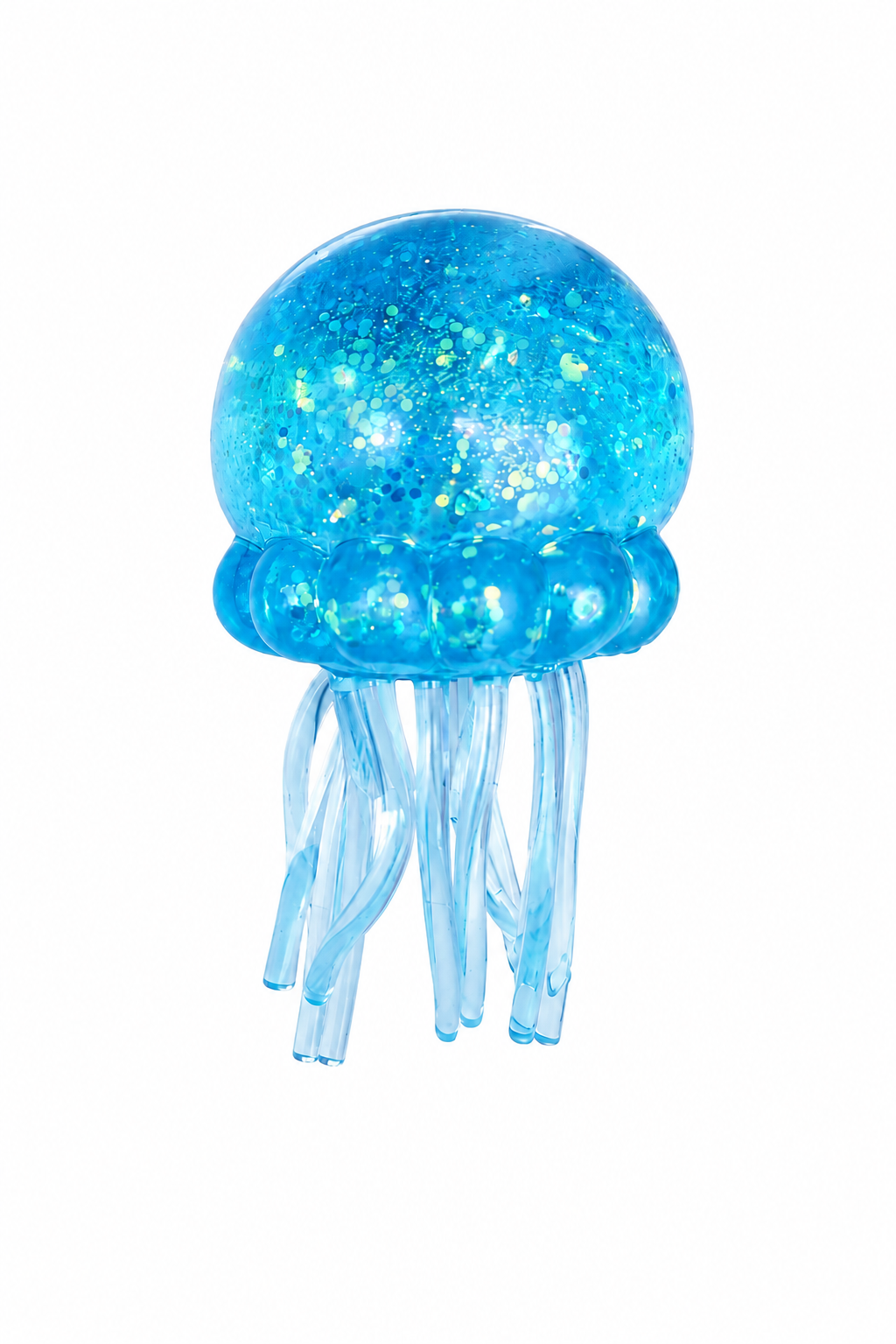 Sugar Texture Jellyfish – Glitter Gel Squishy