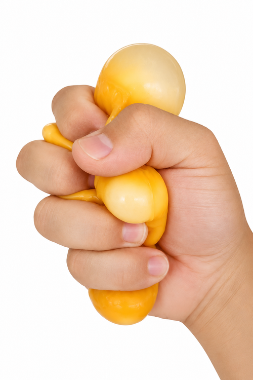 Chicken Drumstick Squishy – Foam-Filled Gel Stress Toy 🍗