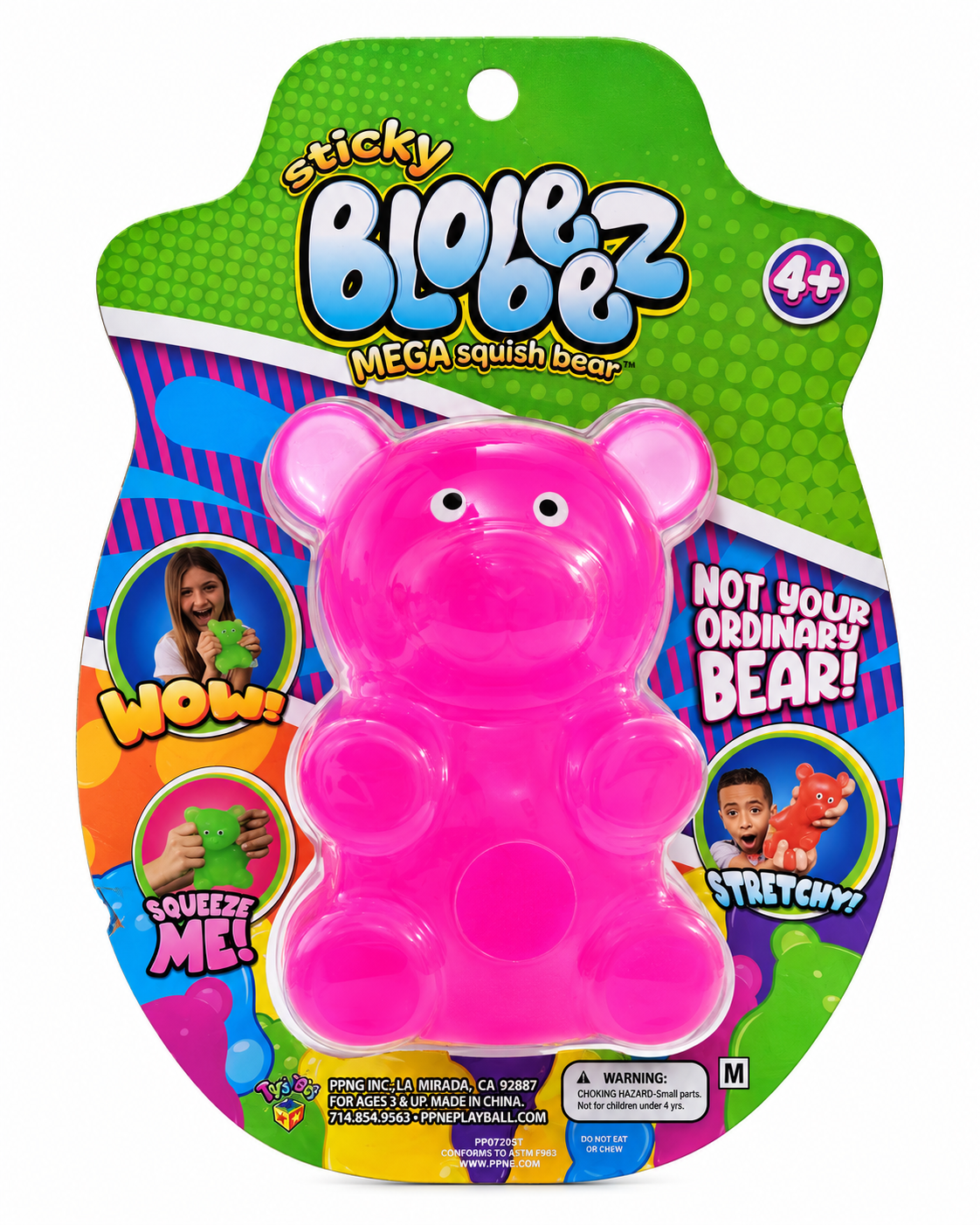 Original Sticky Blobez Mega Squish Bear by PPNC – Stretchy Sensory Toy