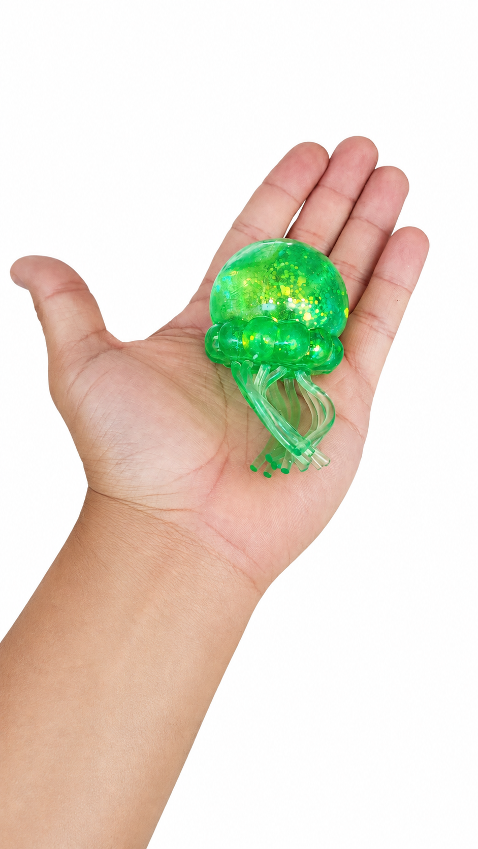 Sugar Texture Jellyfish – Glitter Gel Squishy