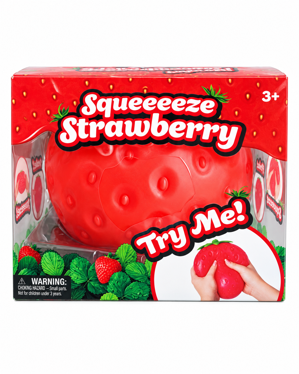 Giant Strawberry Squishy | Squeeze, Poke & Stretch Sensory Toy