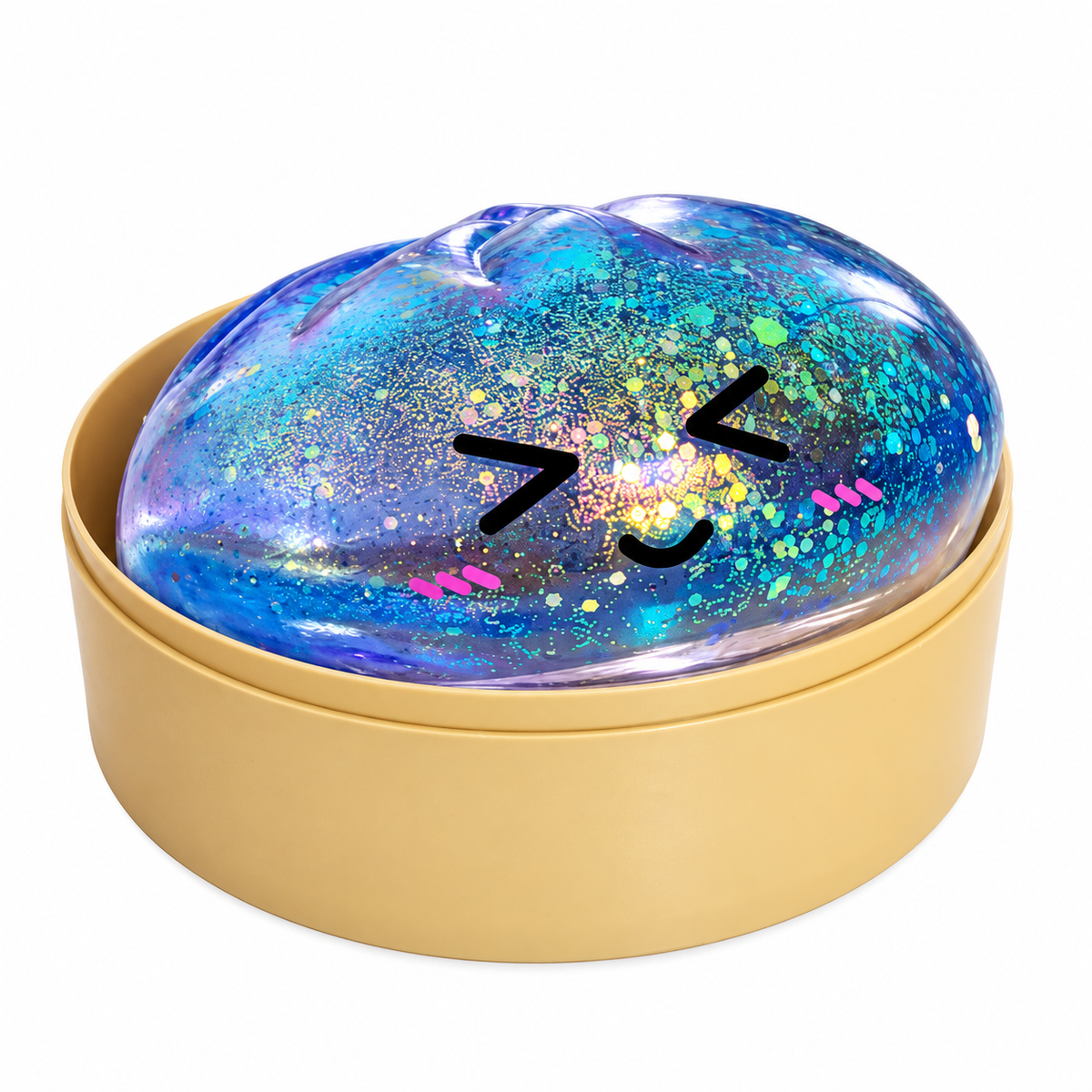Sugar Texture  Glitter Edition Bun Squishy | Squishy Bun Textura Sugar | Mystery Color