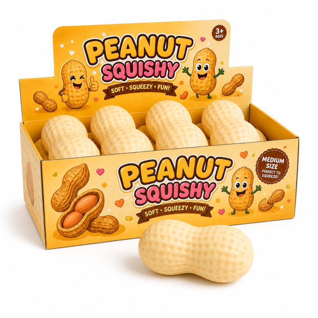 Peanut Squishy | Soft, Squeezy & Fun!
