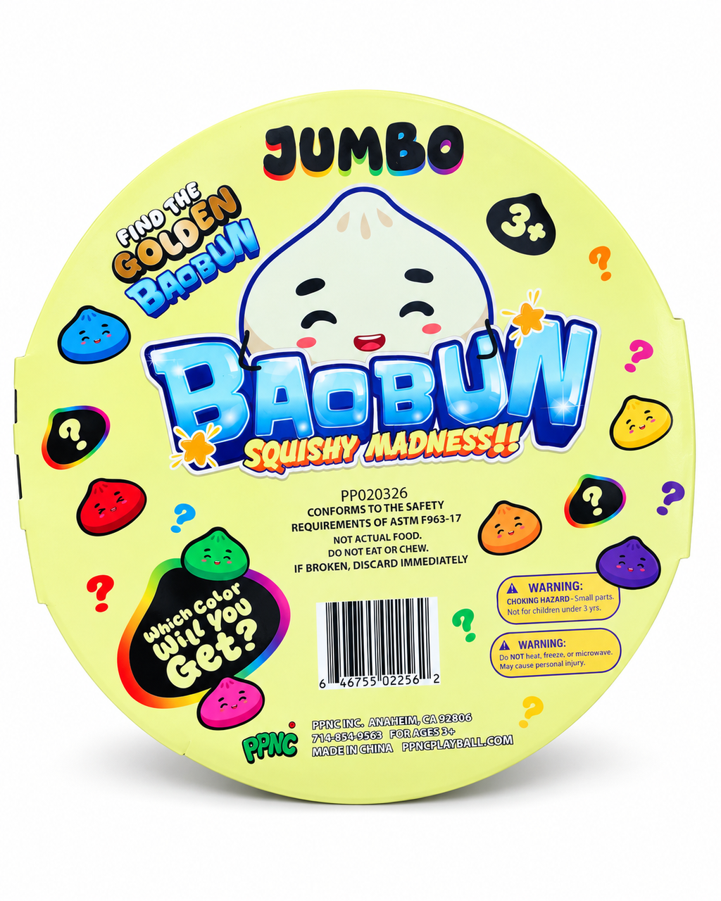 Original PPNC Jumbo Baobun – Squishy Madness Mystery Sensory Toy