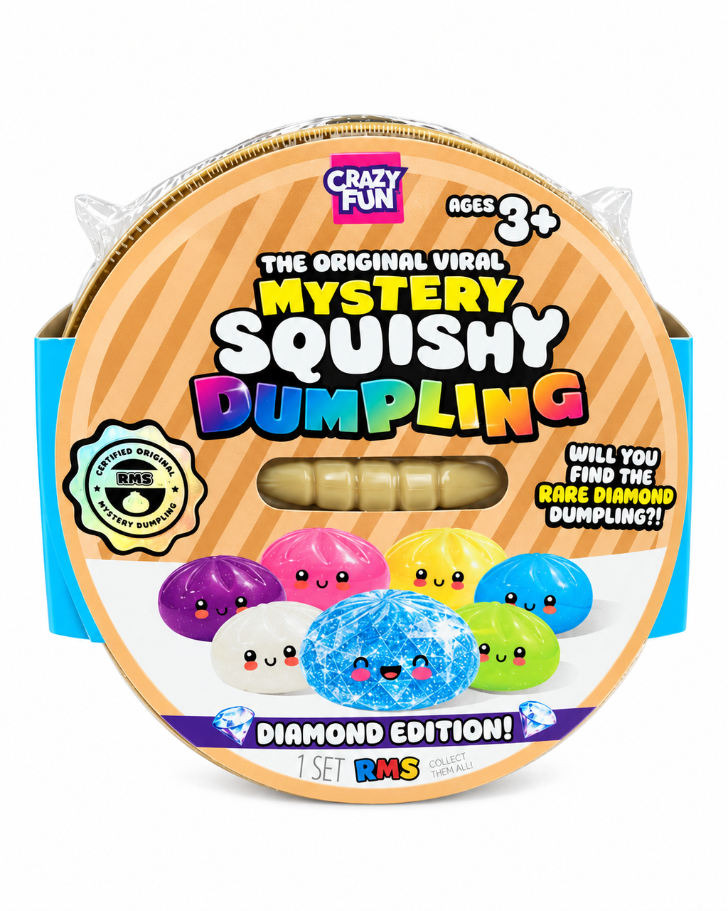 Original RMS Mystery Squishy Dumpling – Diamond Edition Blind Pack