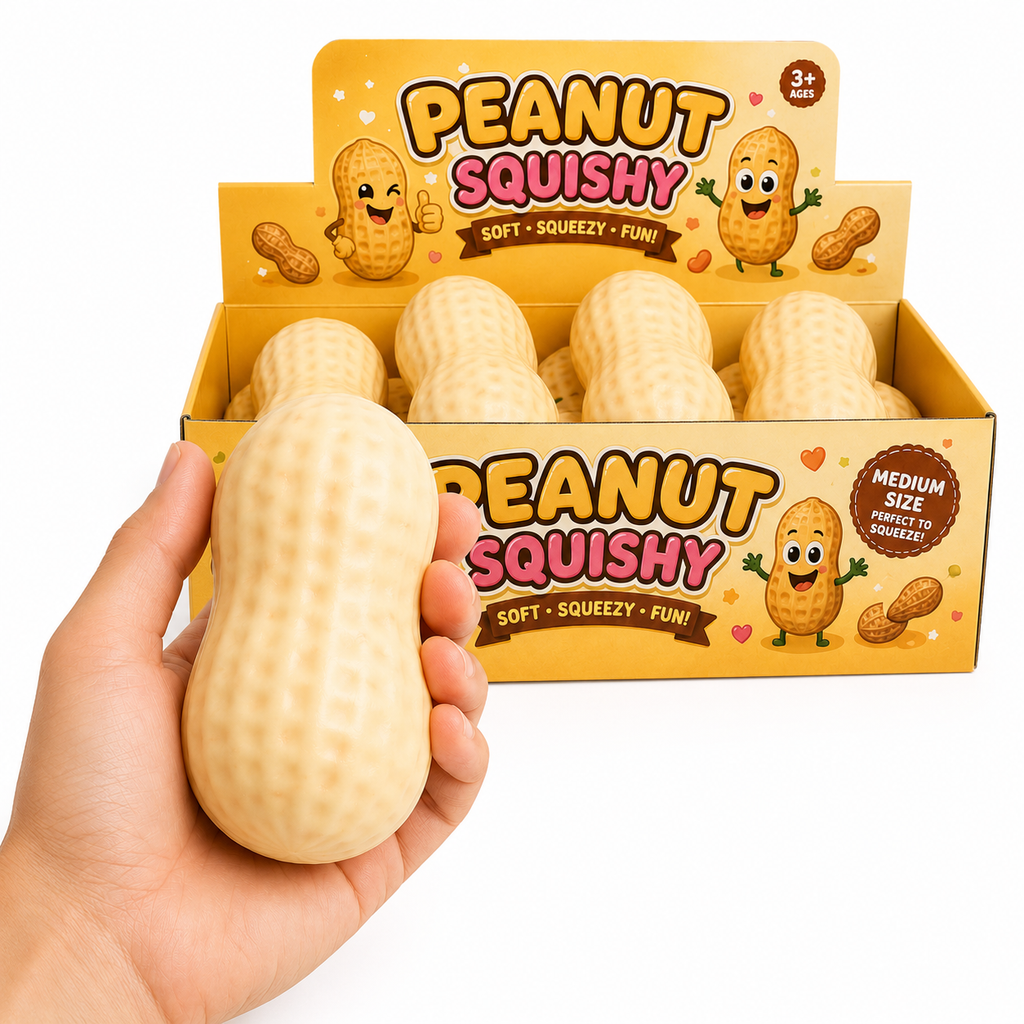 Peanut Squishy | Soft, Squeezy & Fun!