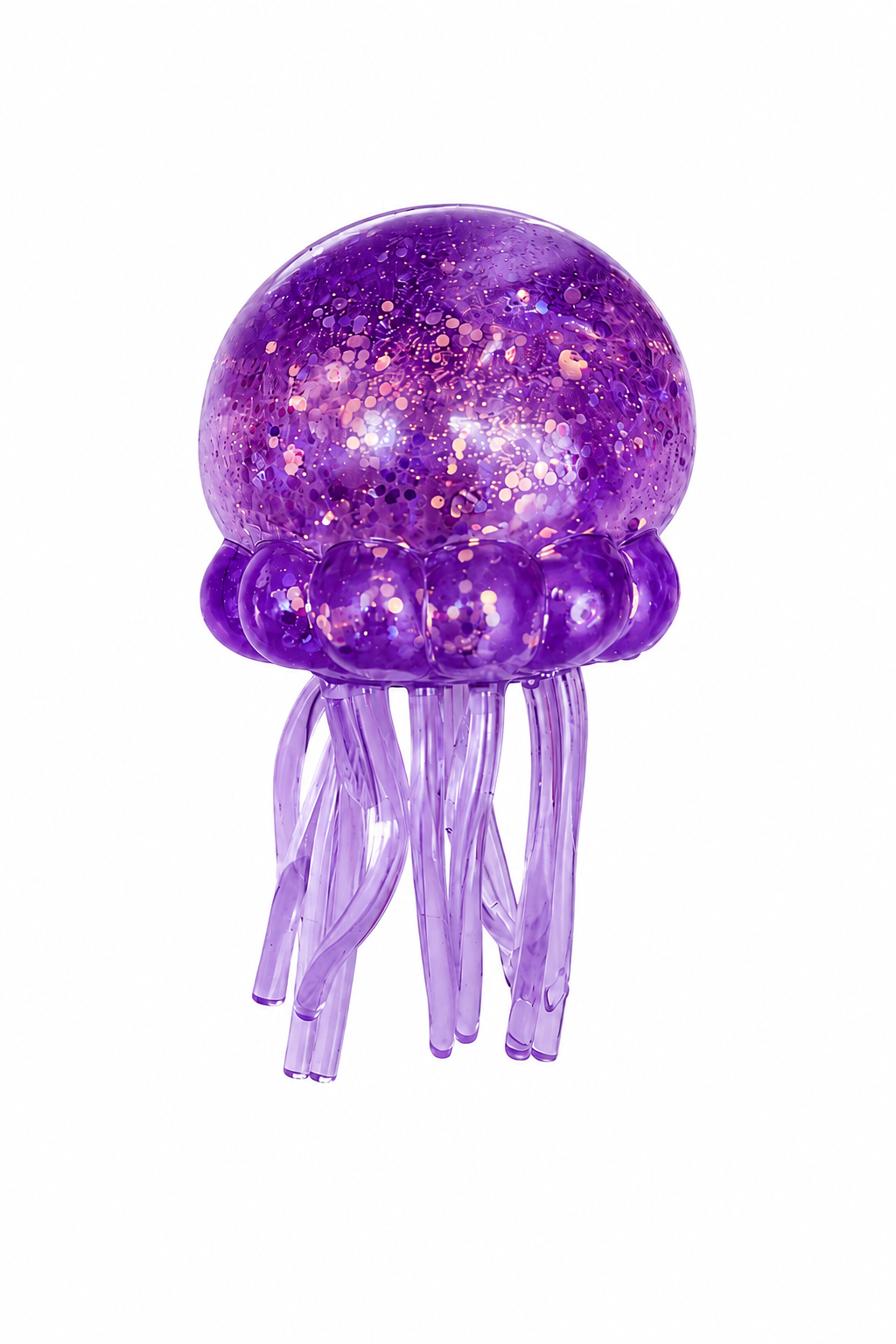 Sugar Texture Jellyfish – Glitter Gel Squishy