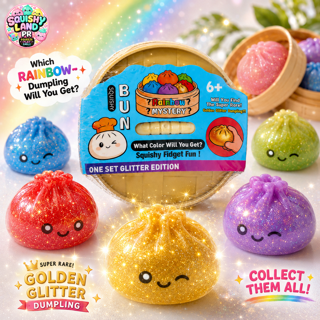 Glitter Edition Mystery Dumpling | Surprise Squishy