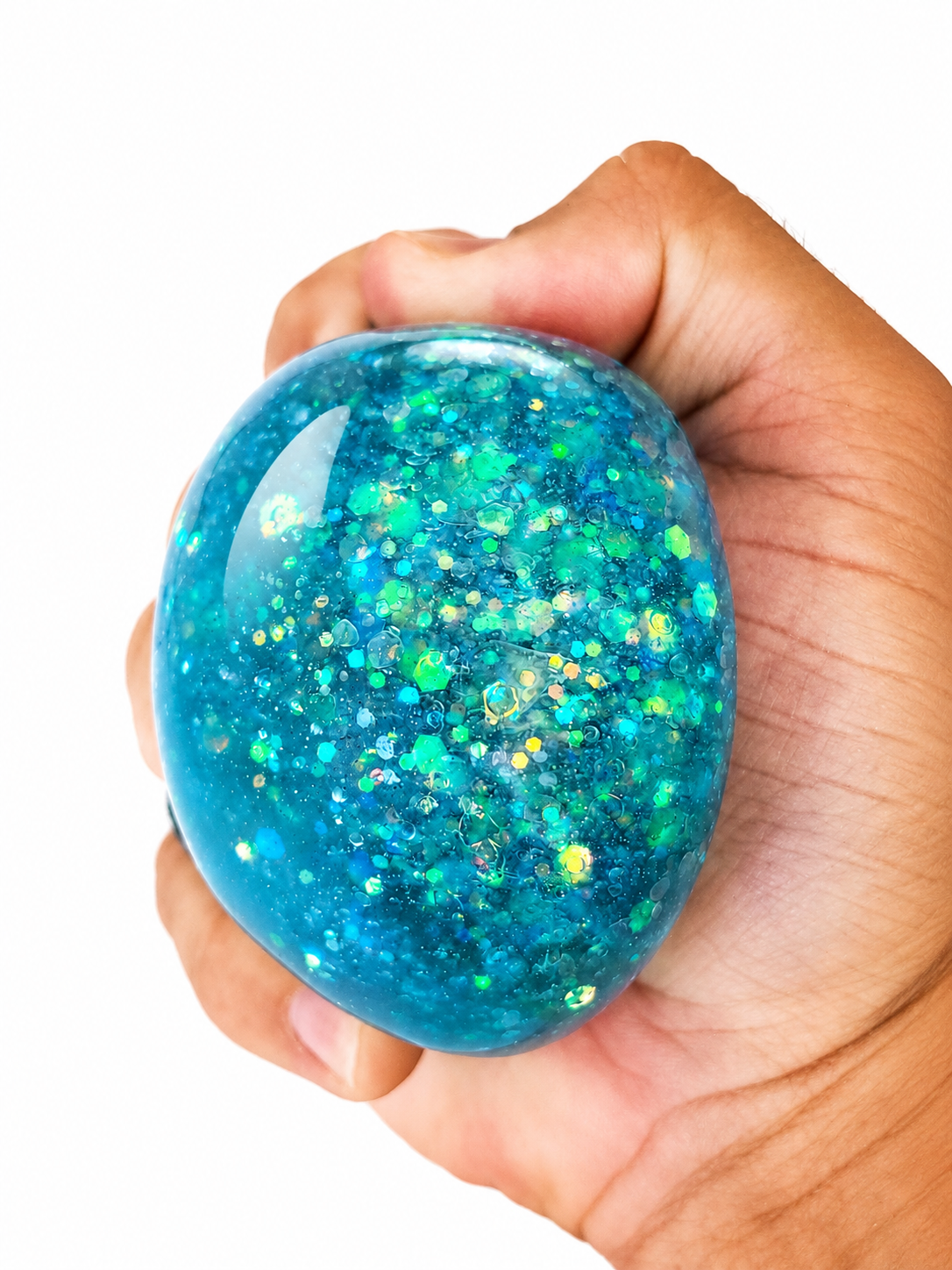 Mystery Glitter Cube Squishy – Super Solid Surprise Color