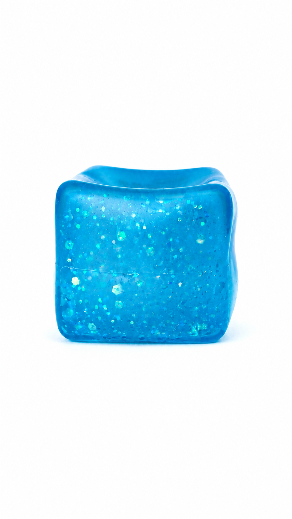 Mystery Glitter Cube Squishy – Super Solid Surprise Color