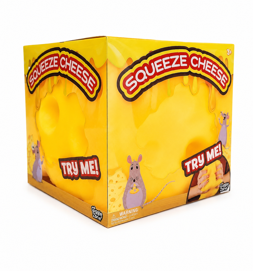 XL Squeeze Cheese Squishy – Giant Stretchy Stress Toy 🧀 Gel