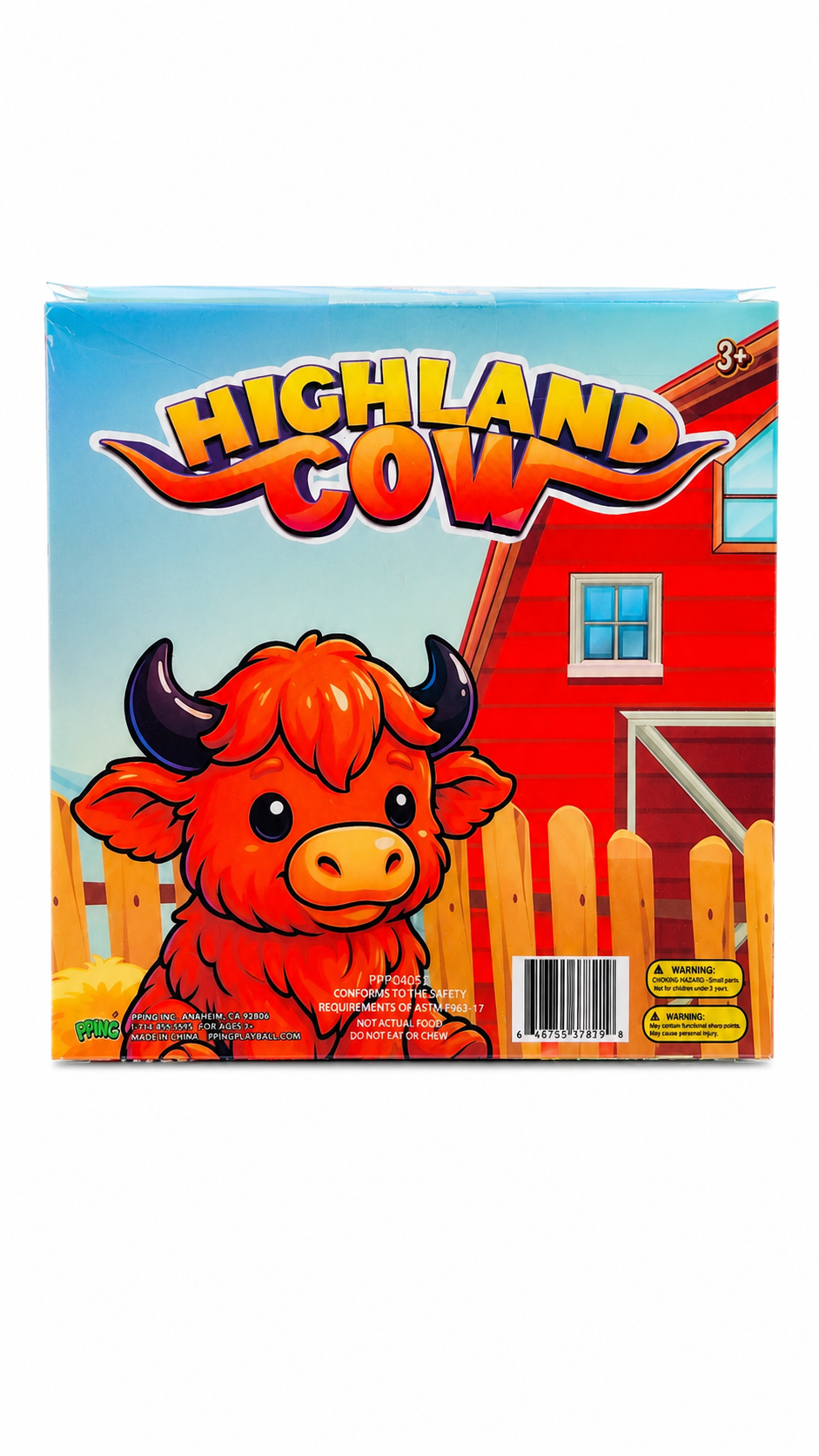 Highland Cow Squishy – Rare New Release (Original PPNC Inc.)