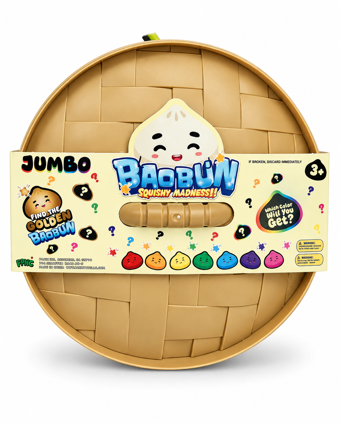 Original PPNC Jumbo Baobun – Squishy Madness Mystery Sensory Toy