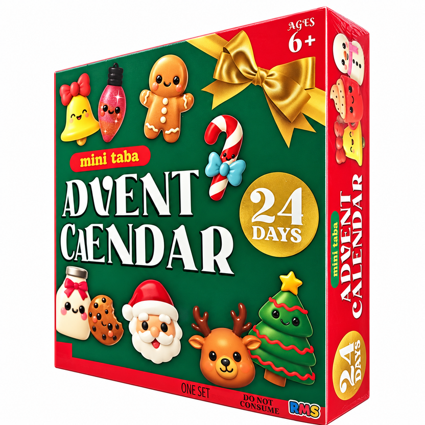 Crazy Fun Original Mini Taba Advent Calendar | 24 Squishies | RMS Inte ...