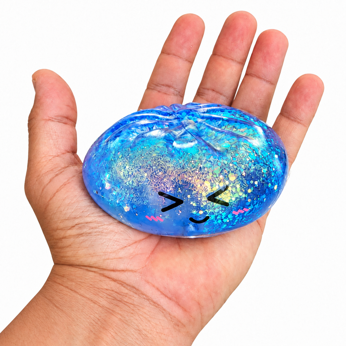 Sugar Texture  Glitter Edition Bun Squishy | Squishy Bun Textura Sugar | Mystery Color