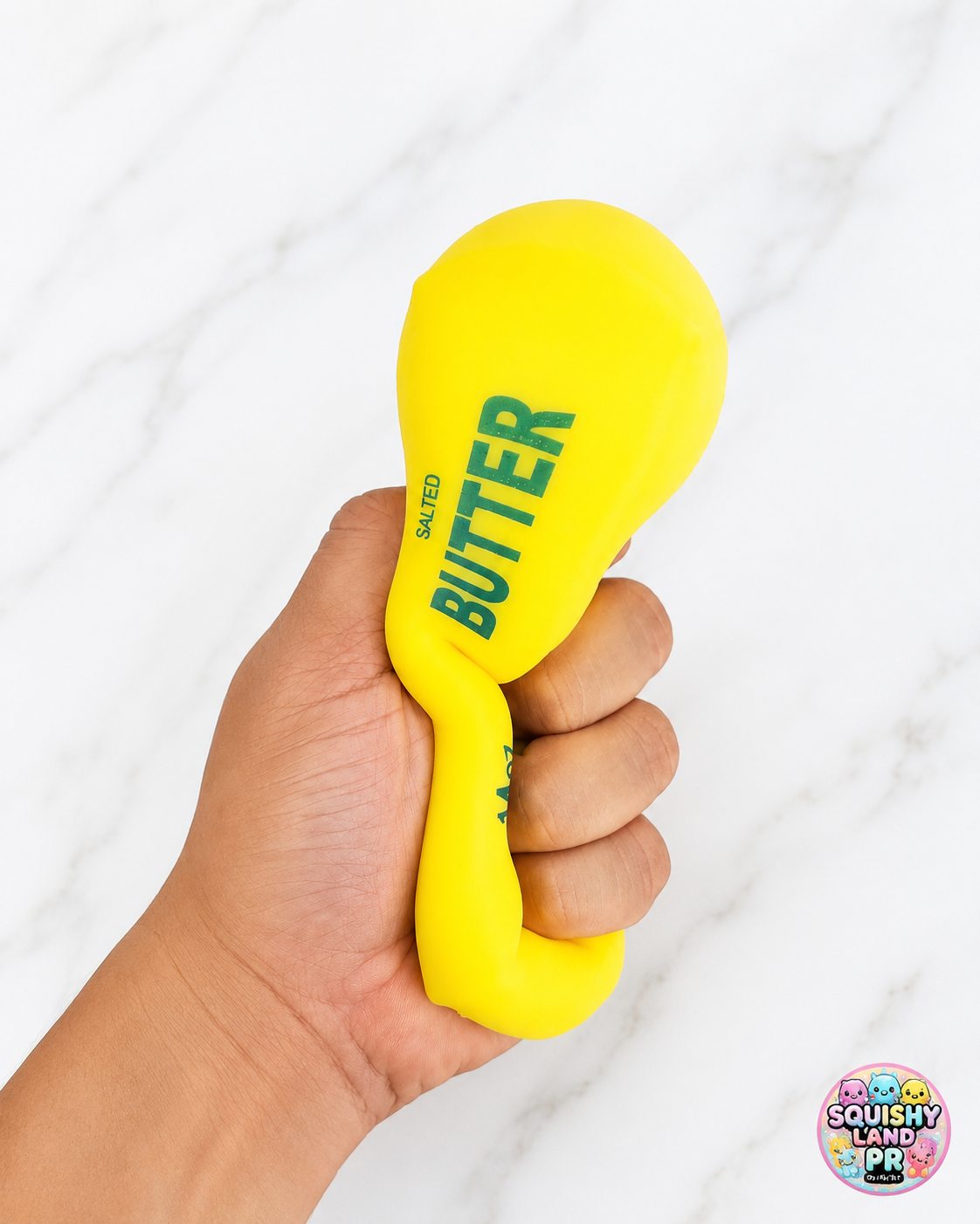 Salted Butter Squishy | Rubber & Foam-Filled Sensory Toy