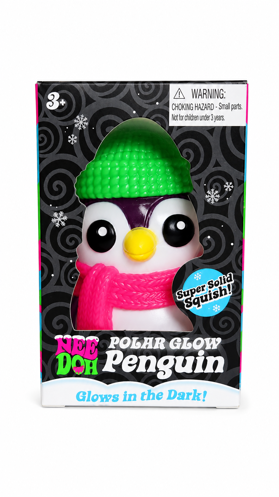 NeeDoh Polar Glow Penguin – Rare New Release