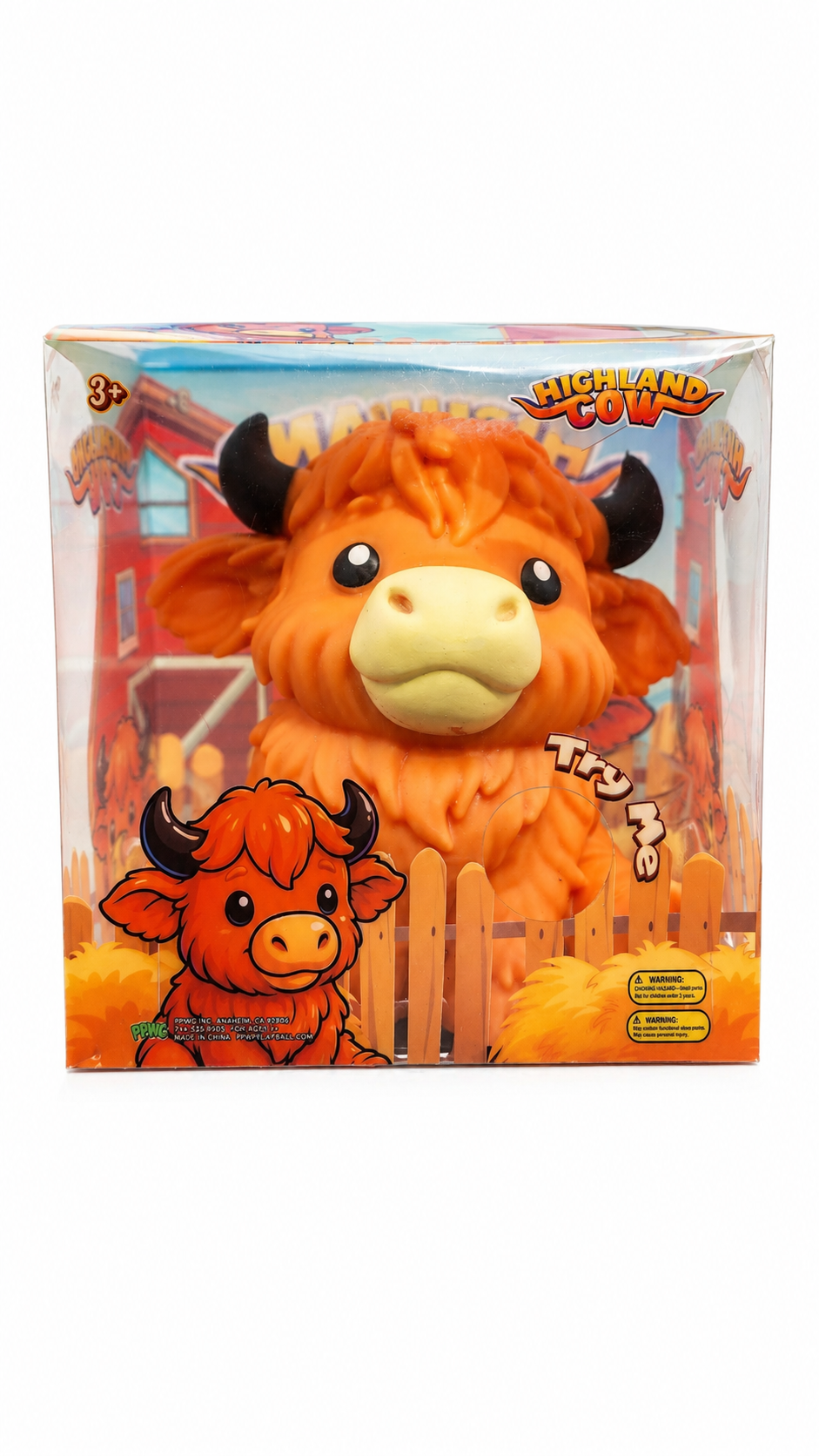 Highland Cow Squishy – Rare New Release (Original PPNC Inc.)