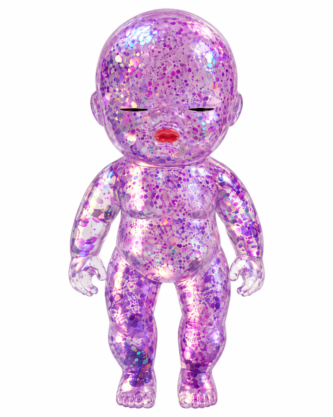 Tiny Glitter Baby Squishy | Sparkly Sensory Toy | Sugar Texture