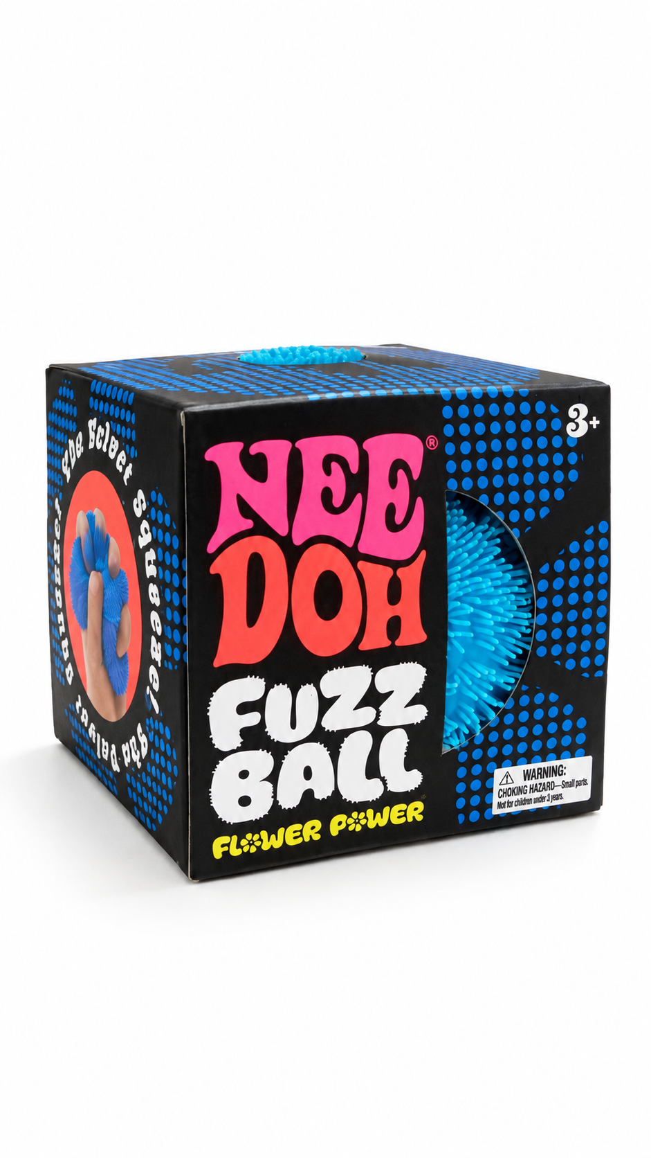 Original Schylling NeeDoh Fuzz Ball – Flower Power Sensory Stress Relief Toy