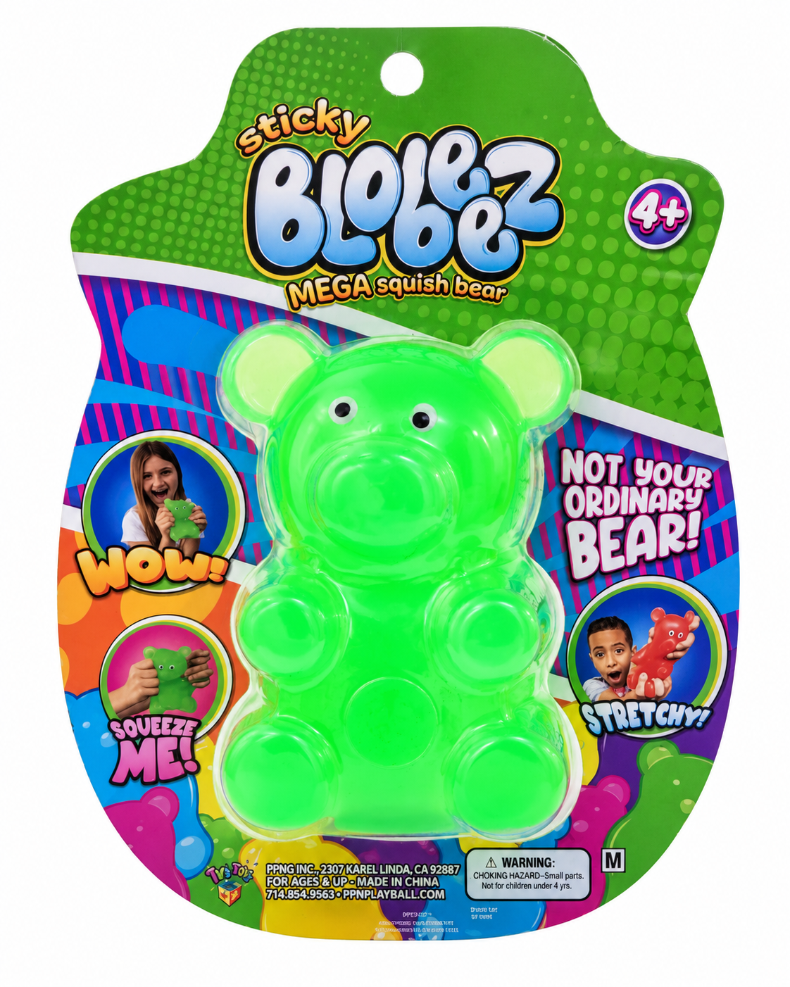 Original Sticky Blobez Mega Squish Bear by PPNC – Stretchy Sensory Toy