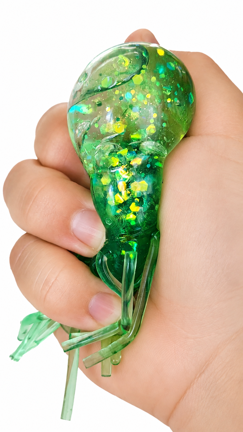Sugar Texture Jellyfish – Glitter Gel Squishy