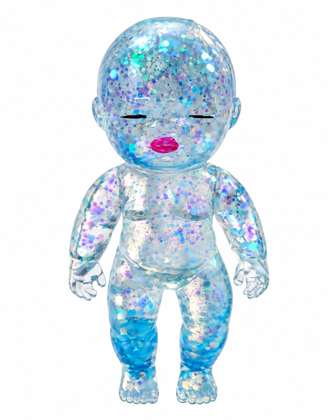 Tiny Glitter Baby Squishy | Sparkly Sensory Toy | Sugar Texture