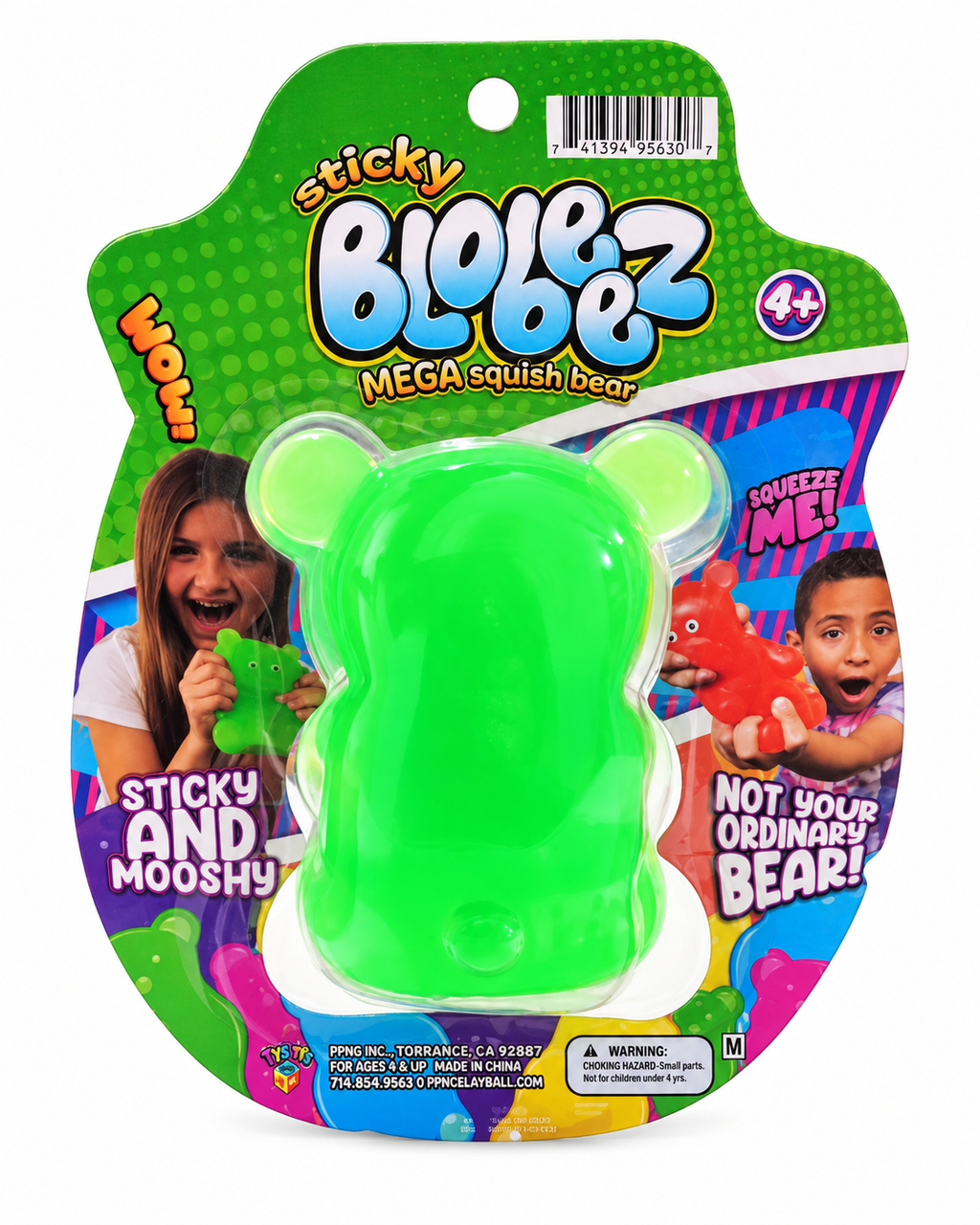 Original Sticky Blobez Mega Squish Bear by PPNC – Stretchy Sensory Toy